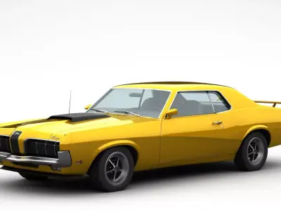 Mercury Cougar 3D model