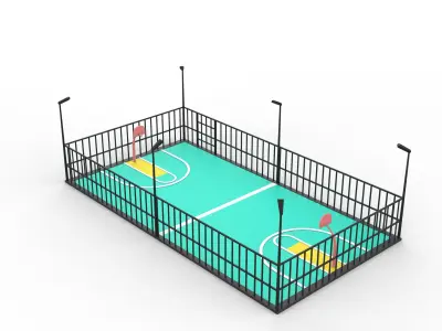 basketball court  3D model