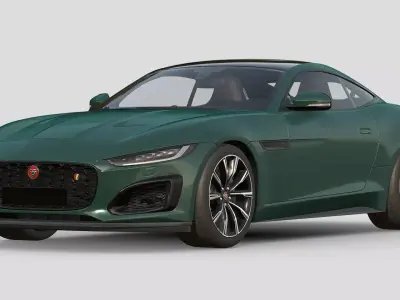 Jaguar F-Typer R 2021 3D model