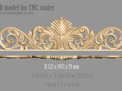 Bed Luxury  3D model