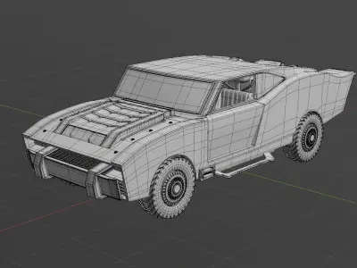 Batmobile - The Batman 2022 3D model