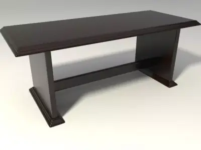 Trestle table Free 3D model