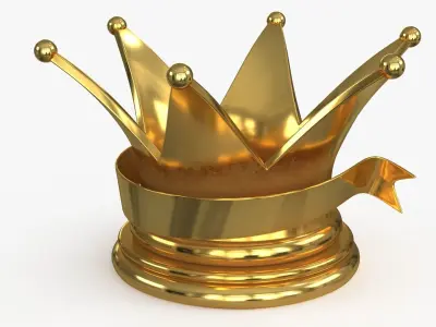 Award Trophy 10 Low-poly 3D model