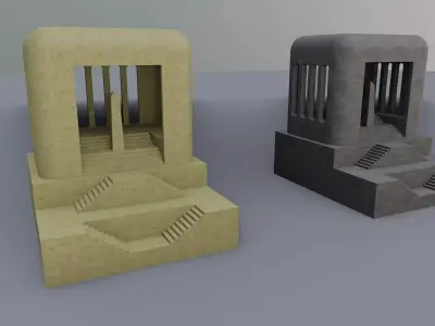 Miniature 3D Printing Structure Type-7 3D model