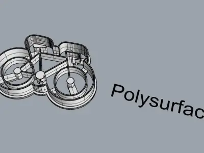 Bike cookie cutter 3D print model