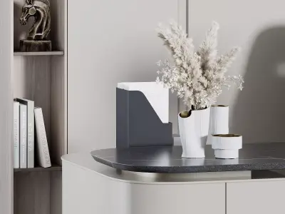 Boss Desk - Office Furniture 25 3D model