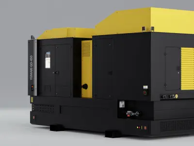Diesel Generator Yumari-GD450 3D model