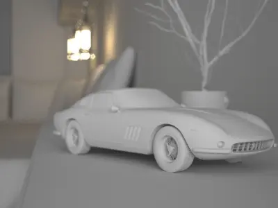 ROOM VRAY SET 3D model