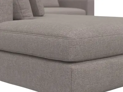 Atelier Bloor 4 Pc Raf Sectional W Ottoman Ches UATR-066-360-S3 3D model