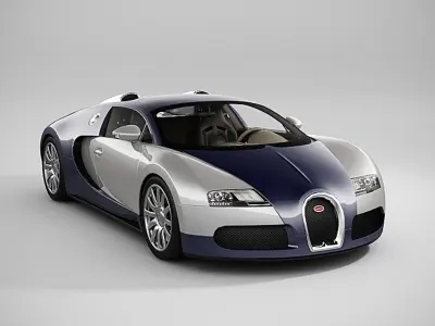 Bugatti Veyron Fully Rigged 3D model