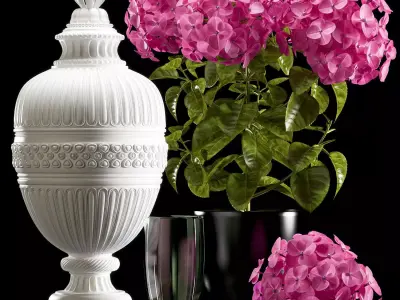 Flower Vase Set 3D model