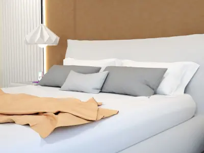 modern bedroom 3D model