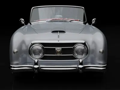 1952 Nash Healey Roadster Pininfarina 3D model