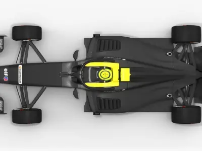 Formula Renault Eurocup Tatuus Season 2019 3D 3D model