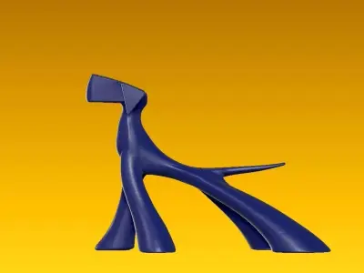  Decorative dog - decor - 3D print 3D print model