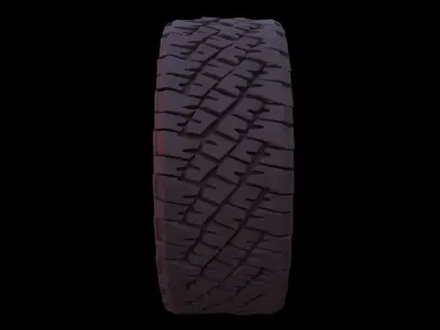 General Red Letter Grabber - Rubber part of  the Tire and Rims 3D print model