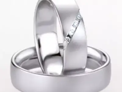 Wedding rings 238 3D print model