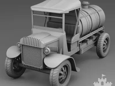 Tank car 3D print model