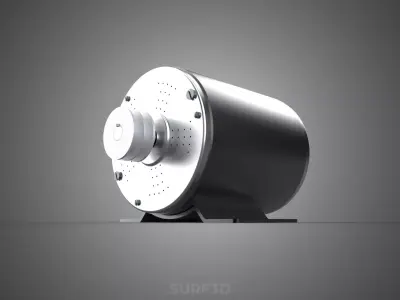 HIGH POWER BLDC ENGINE BRUSHLESS MOTOR ELECTRIC VEHICLE EV CAR 3D model