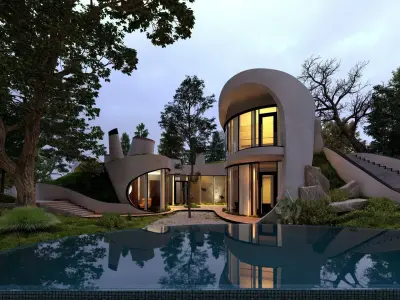 SCENE LUMION 11 5 BY YOGA4ARCH  and  SKETCHUP FILES 3D model