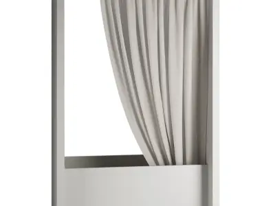 Bathroom Curtain 3 Set 3D model