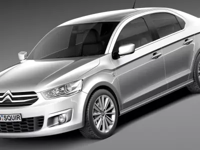 Citroen C-Elysee 2013 3D model