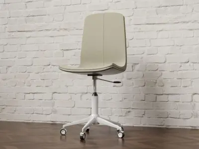 Office Chair Low-poly 3D model