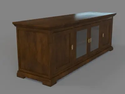 Crowne 72 Media Console 3D model