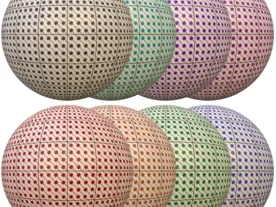 tile patterned 145-seamless-4k-pbr  3D model