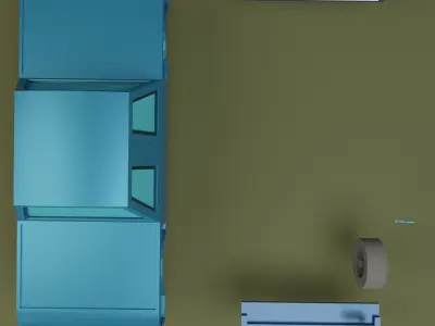 Lowpoly Car 1 Low-poly 3D model