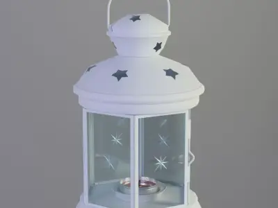 Candle lamp 3D model