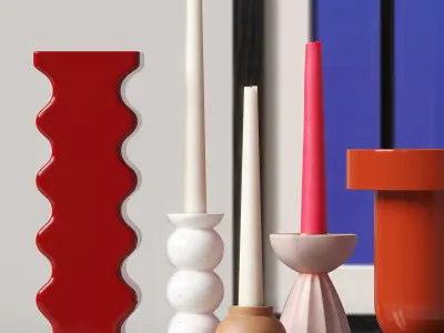 Decor Set 003 3D model