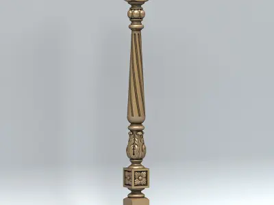 Baluster 001 3D model