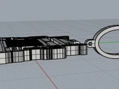 Medalla de frente de un camion o trailed 3D print model