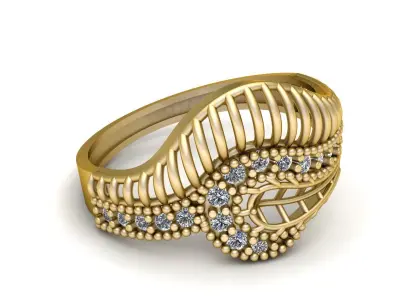 Engagement Ring For Women 3d Printable Model 3D print model