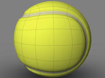 3D Tennis ball model 3D model