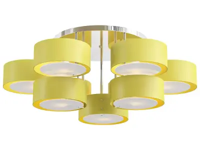 foresta-sl483-092-09 light fixture with shades 3D model