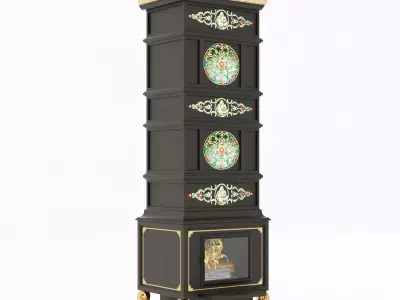 Klaus Lange fireplace 3D model