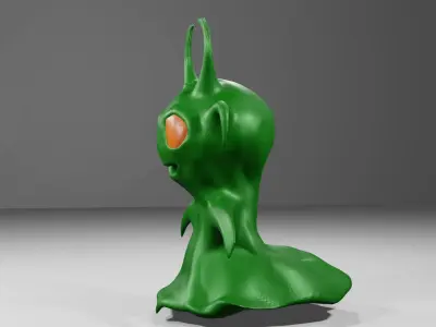 Alian charater 3D model
