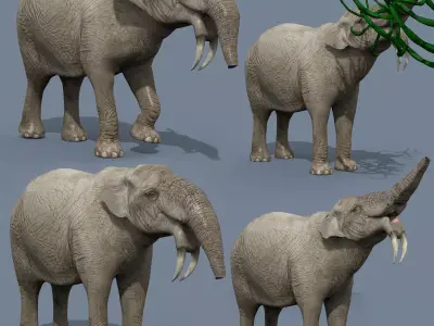 Deinotherium Thraceiensis HD - 3d animated 3D model
