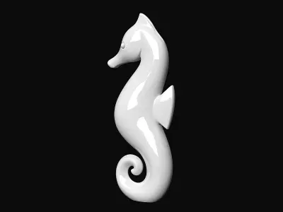 Seahorse 3D print model