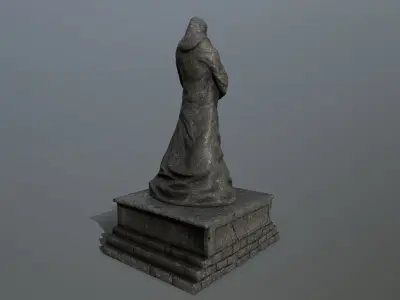 statue 2 Low-poly 3D model