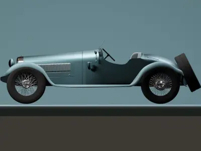 Vintage car 3D model from CGTrader