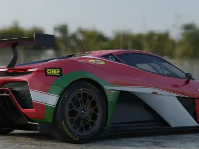 Ferrari 260GTB GT3 Concept car 3D model