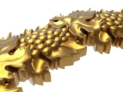 carved frame 3D model 54
