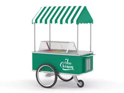 Ice Cream Cart 3D model
