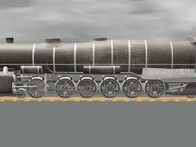 union pacific 4-12-2 3D model