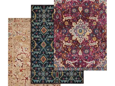 Rug Set 901 3D model