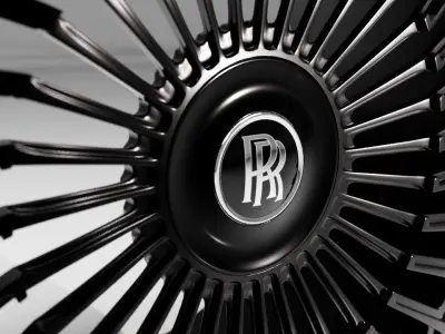 Vossen UV5 car Ring Low-poly 3D model