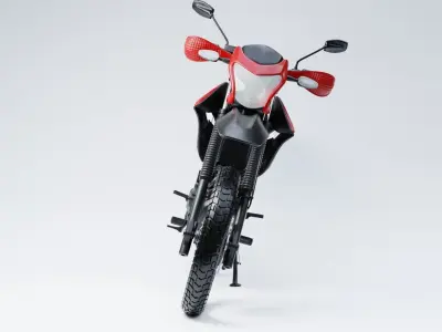 MOTORBIKE Low-poly 3D model